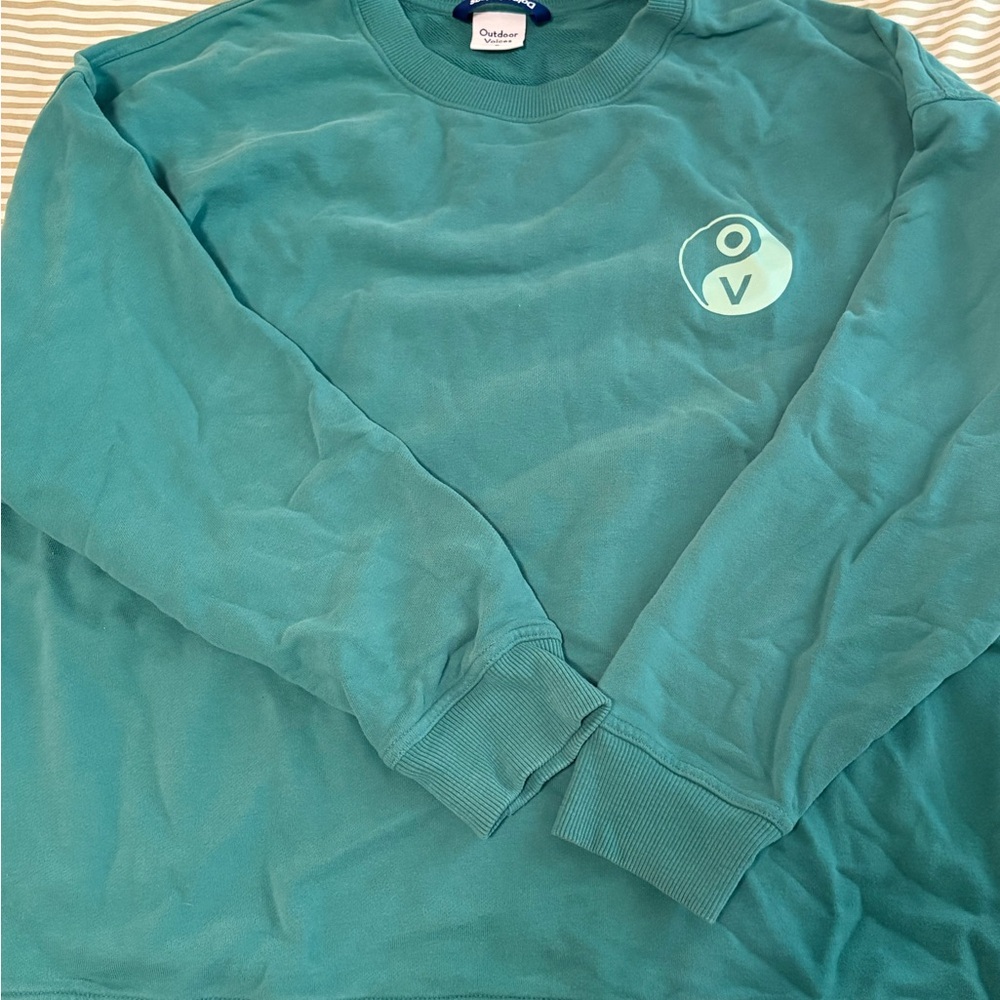 Outdoor Voices Teal Lightweight Sweatshirt